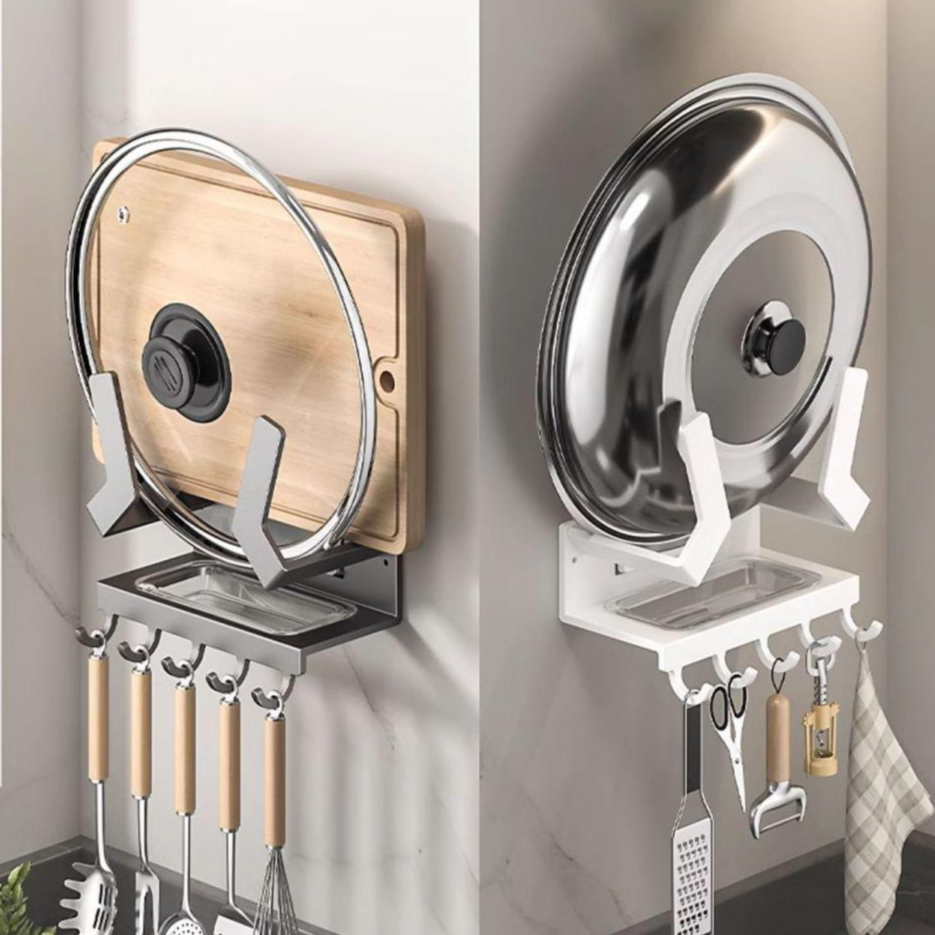 多機能キッチンまな板ラック壁掛け収納