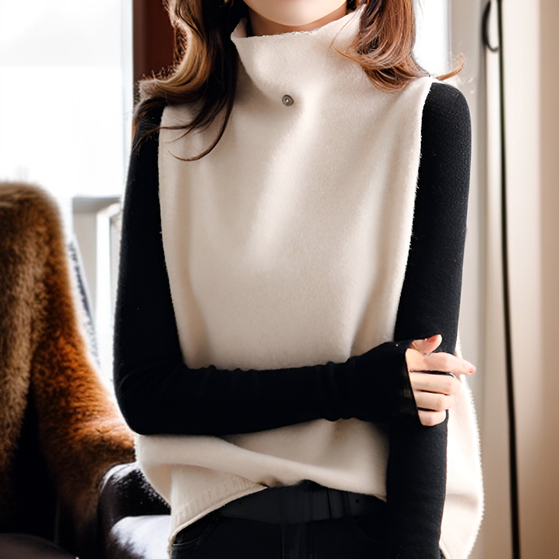 넉넉한 핏의 슬림핏 스웨터