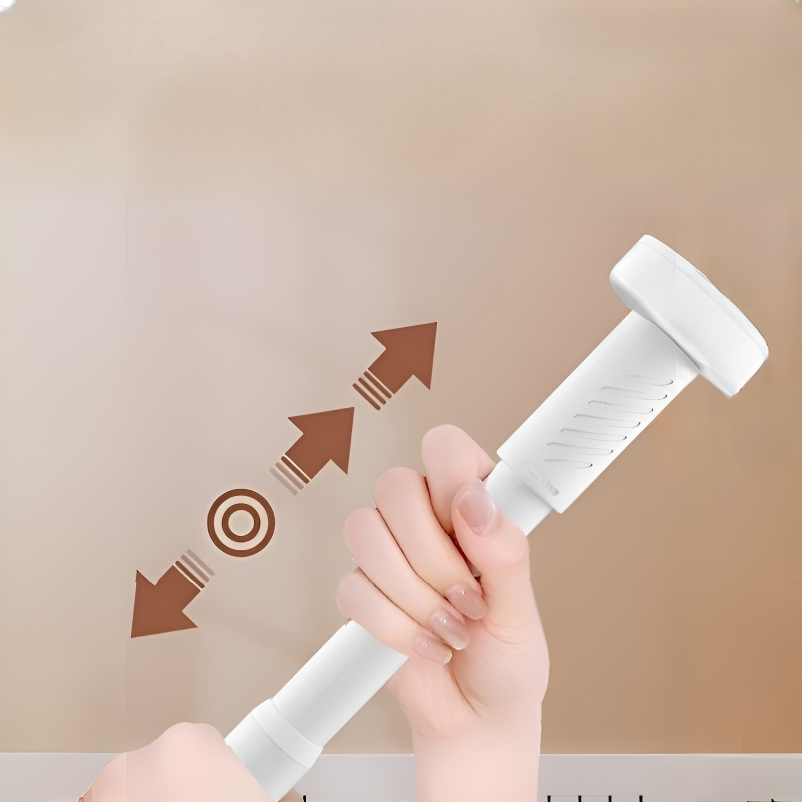 可伸縮衣櫃撐衣桿 浴室浴簾桿 多功能伸縮桿