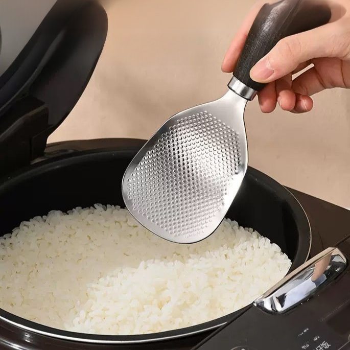 自立式ご飯しゃもじ（くっつかない）