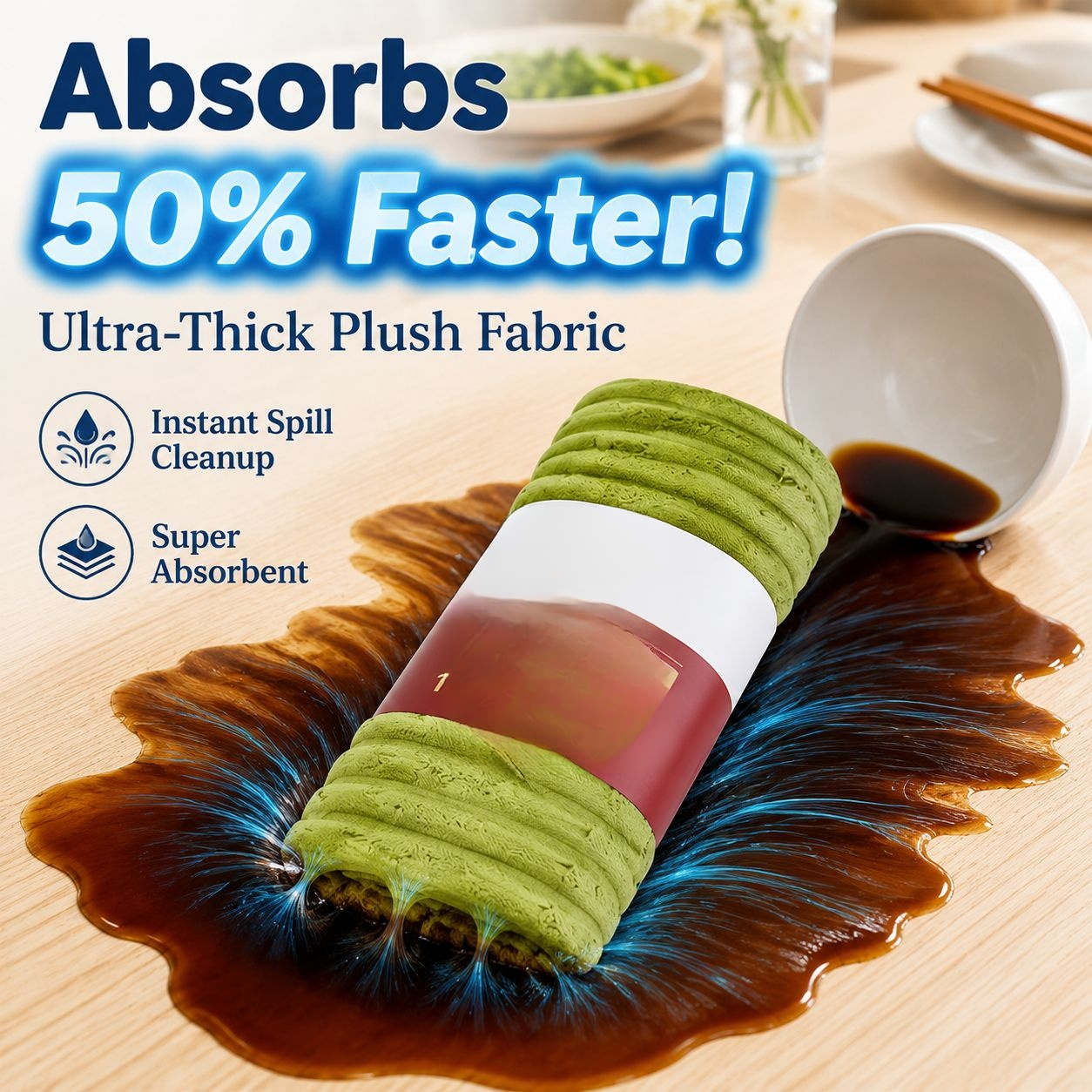  Monthly Pack Disposable Bamboo Kitchen Cloth
