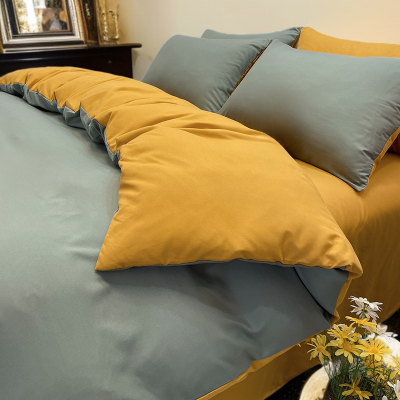 洗った綿の寝具