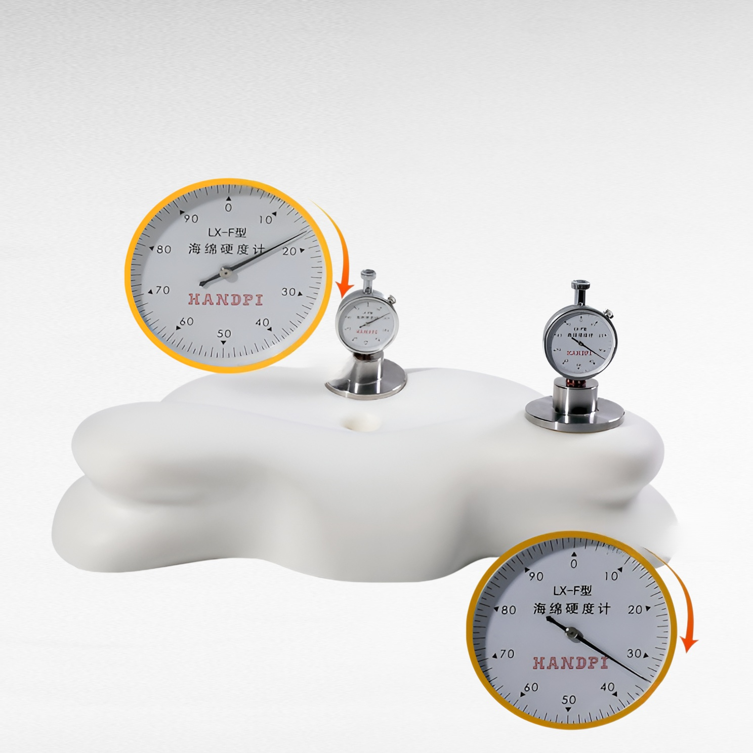 Nackenstützkissen aus Memory-Schaum, geteiltes Design, für tiefen Schlaf