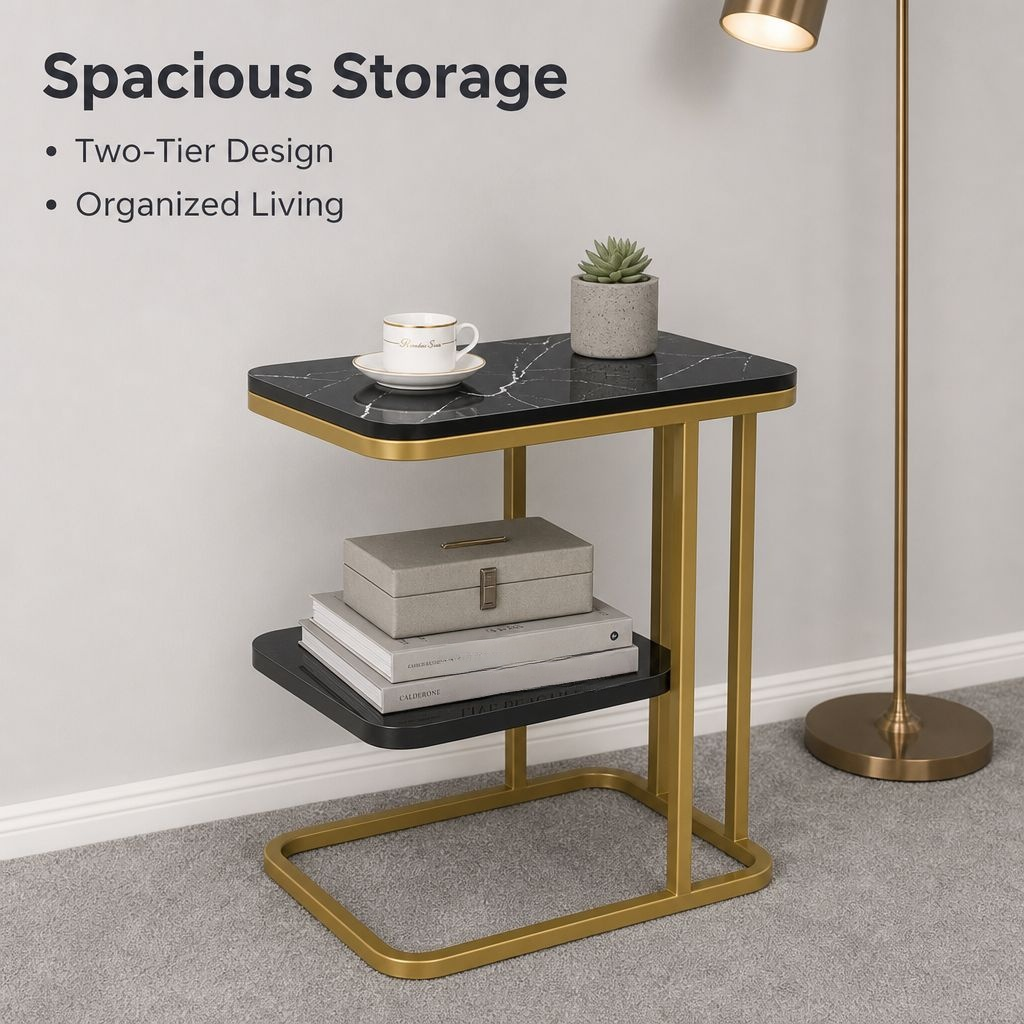 Modern Simple Portable Small Square Table Sofa Side Coffee Tea Table