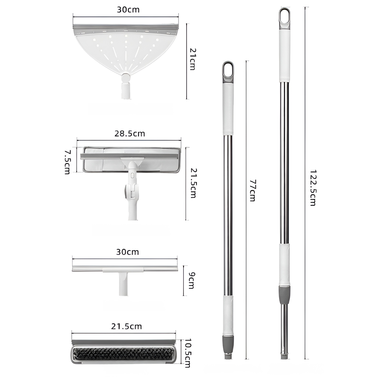 다기능 텔레스코픽 청소 키트