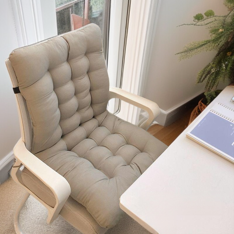 وسادة مسند ظهر من قطعة واحدة على شكل كعكة لغرف النوم الطلابية ومكاتب وكراسي الفصول الدراسية، مريحة