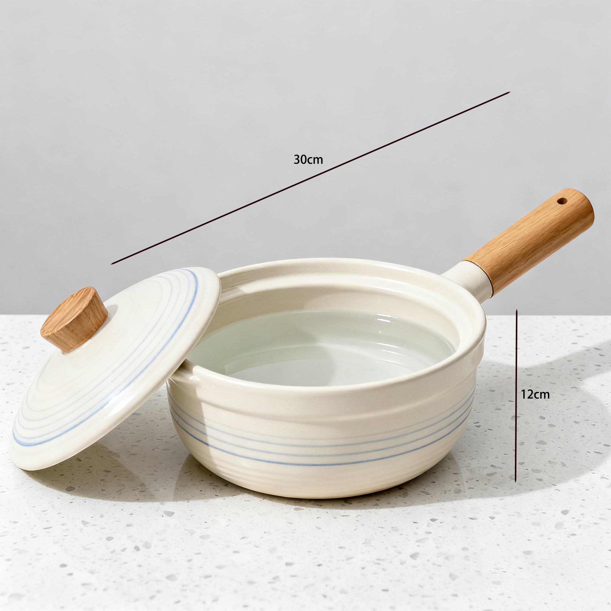 耐熱性セラミック素材の鍋底