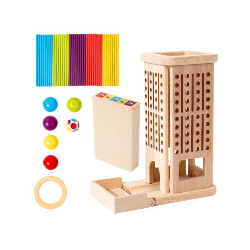 Parent-Child Interactive Color Recognition Balance Board Game