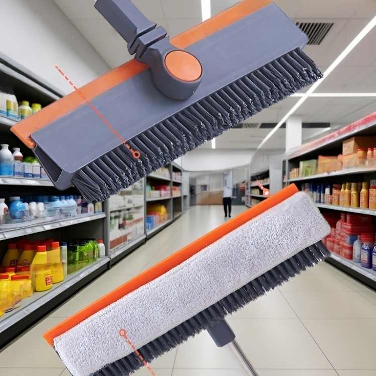 3 in 1 の長柄ほうきと床洗浄機