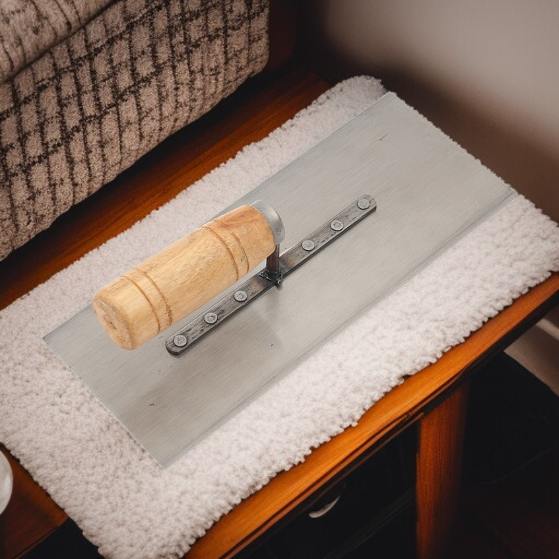 Espátula de empuje para enlucido de pared de albañil