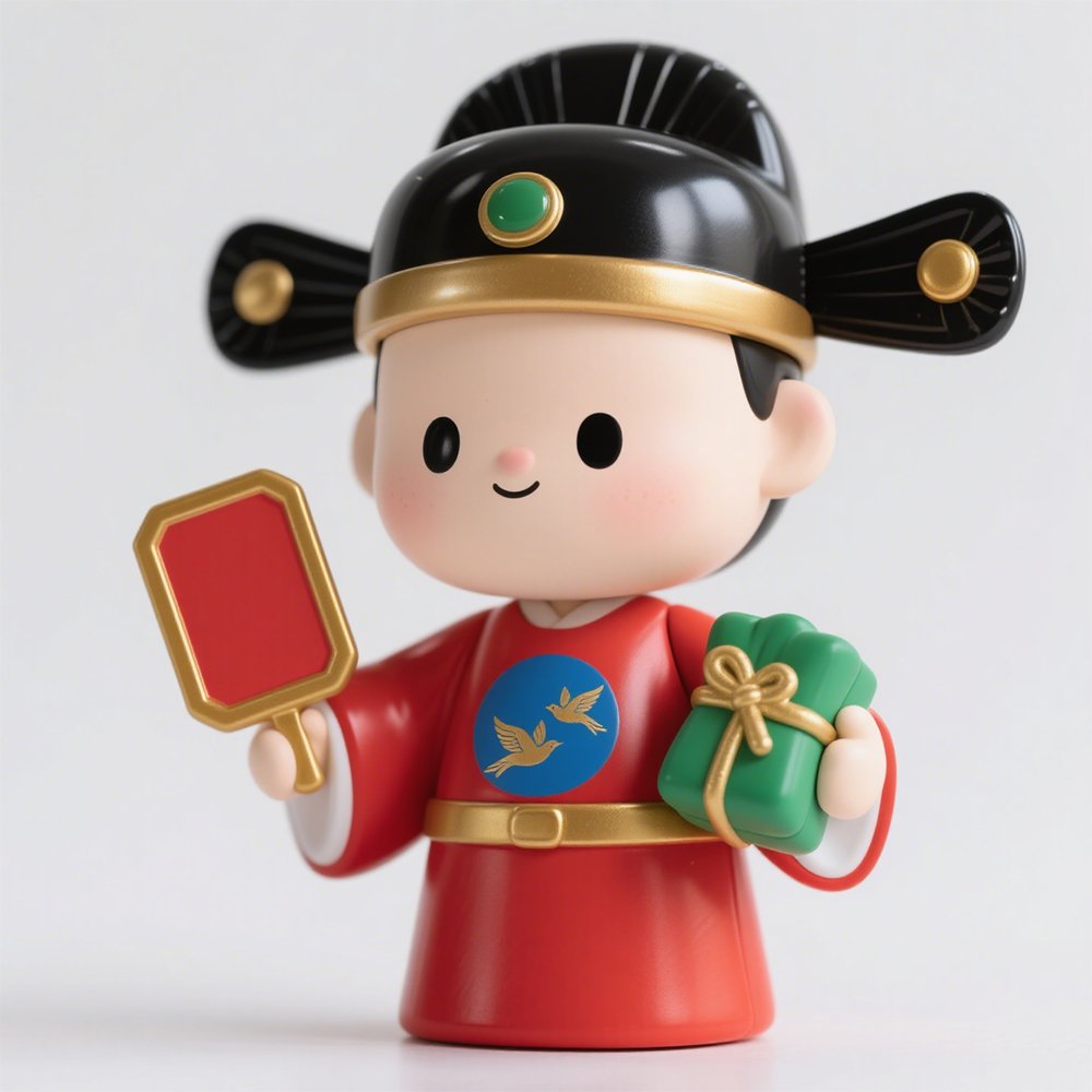 Roztomilý malý šampionský Bluetooth reproduktor v bílé barvě