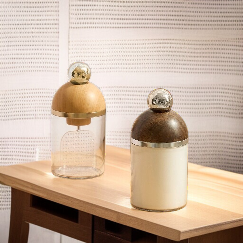 가정용 전동 클렌저 거품기 자동 우드 무늬 전동 거품기 머리 세안기