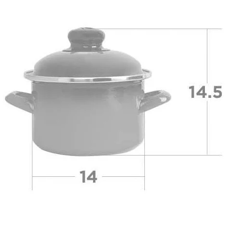 Set of soup pots and frying pans