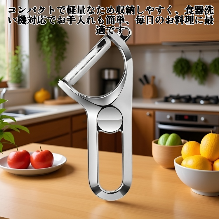 ステンレス刃ピーラーの全体画像