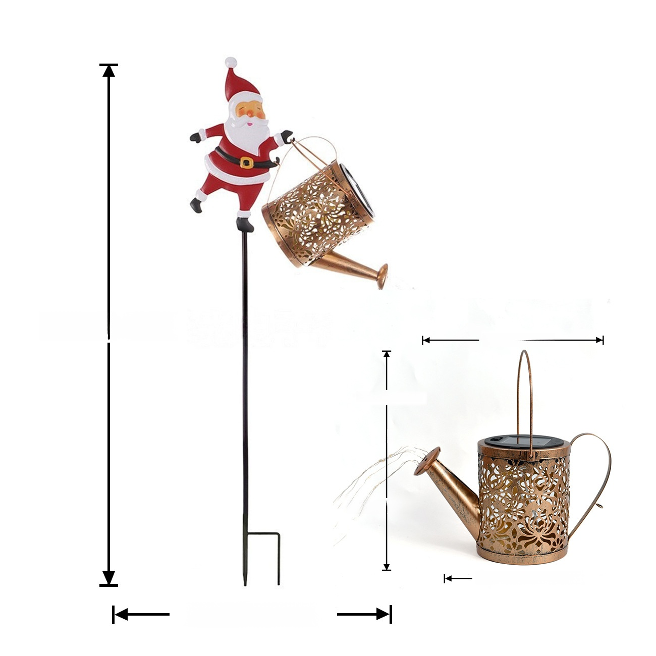 Fairy Watering Can Solar Garden Light