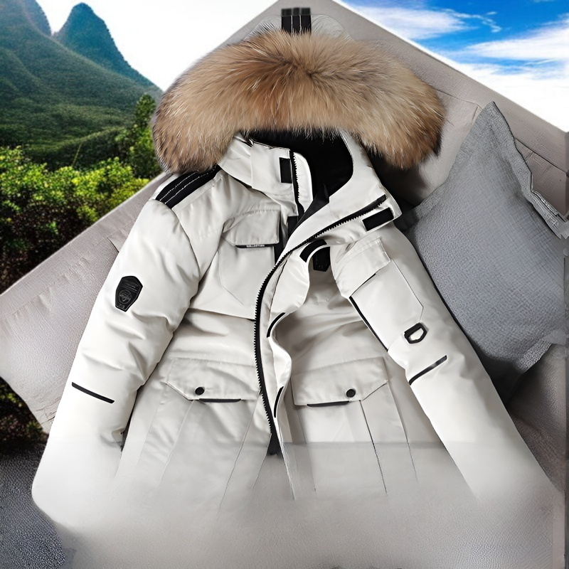 メンズショート冬厚手毛皮襟カジュアルコートレディース日本と韓国の冬ジャケット