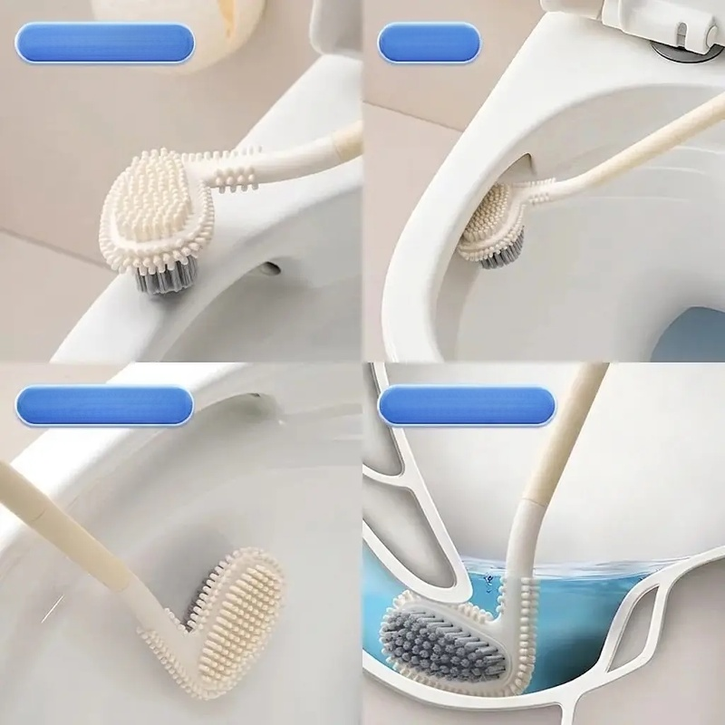 ゴルフボール型両面トイレブラシ（3個セット）