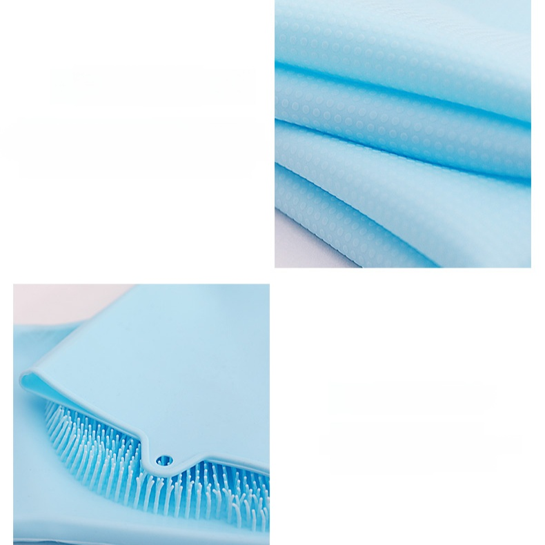 Pet bath brush massage gloves
