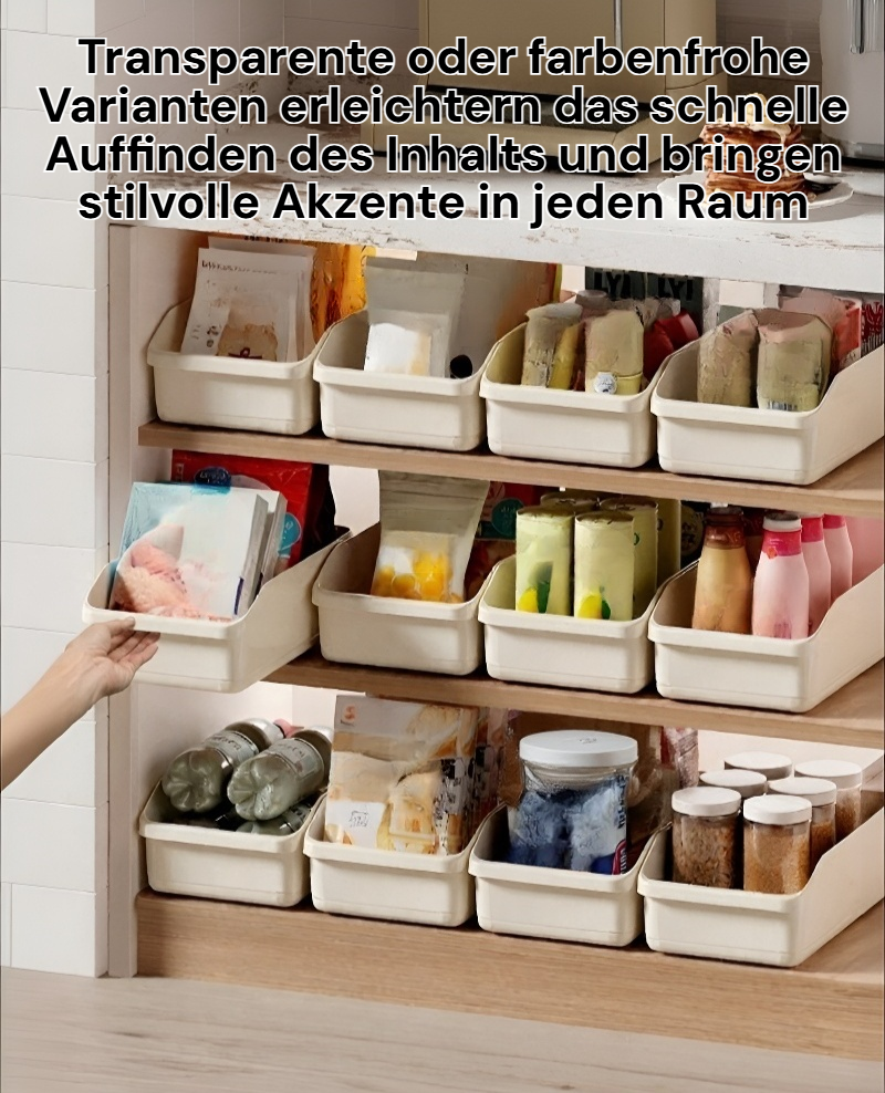 Stapelbare Aufbewahrungsbox für Haushalt und Büro