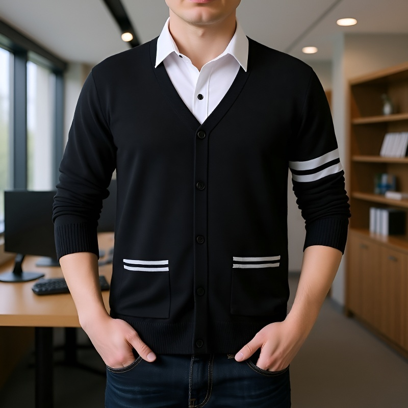 순면 가디건 스웨터 재킷