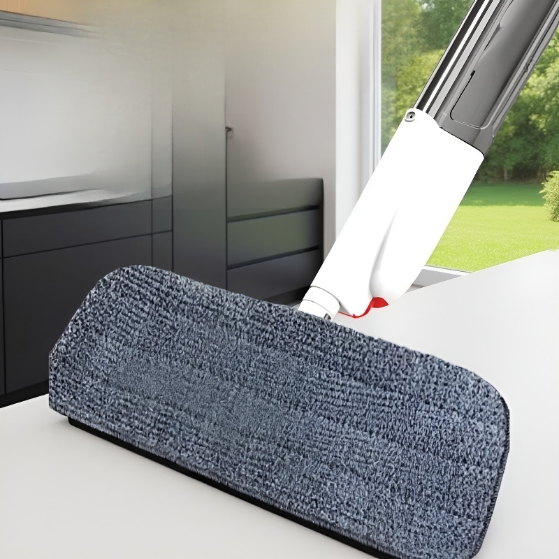 Mopa perezosa con spray, giratoria para hogar, panel grande, absorbe agua