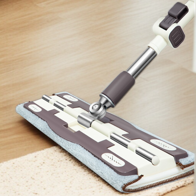 Mopa de piso multifuncional con toalla y mango extensible
