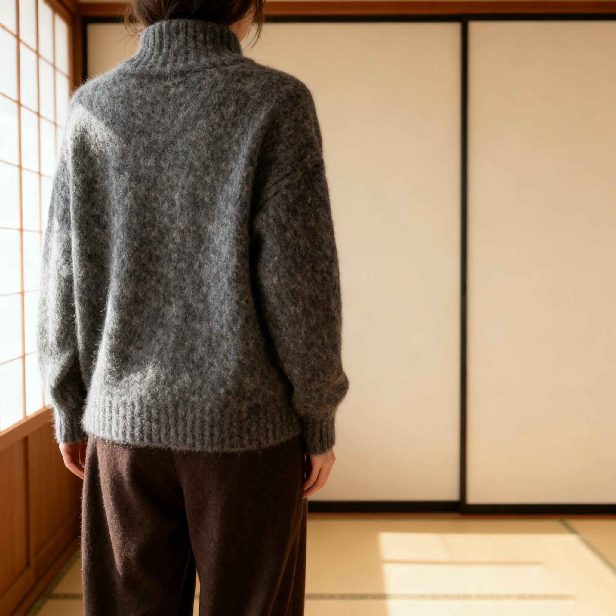 シンプルハイネックセーター