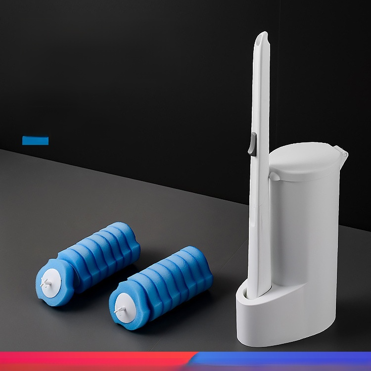 Disposable toilet bowl brush