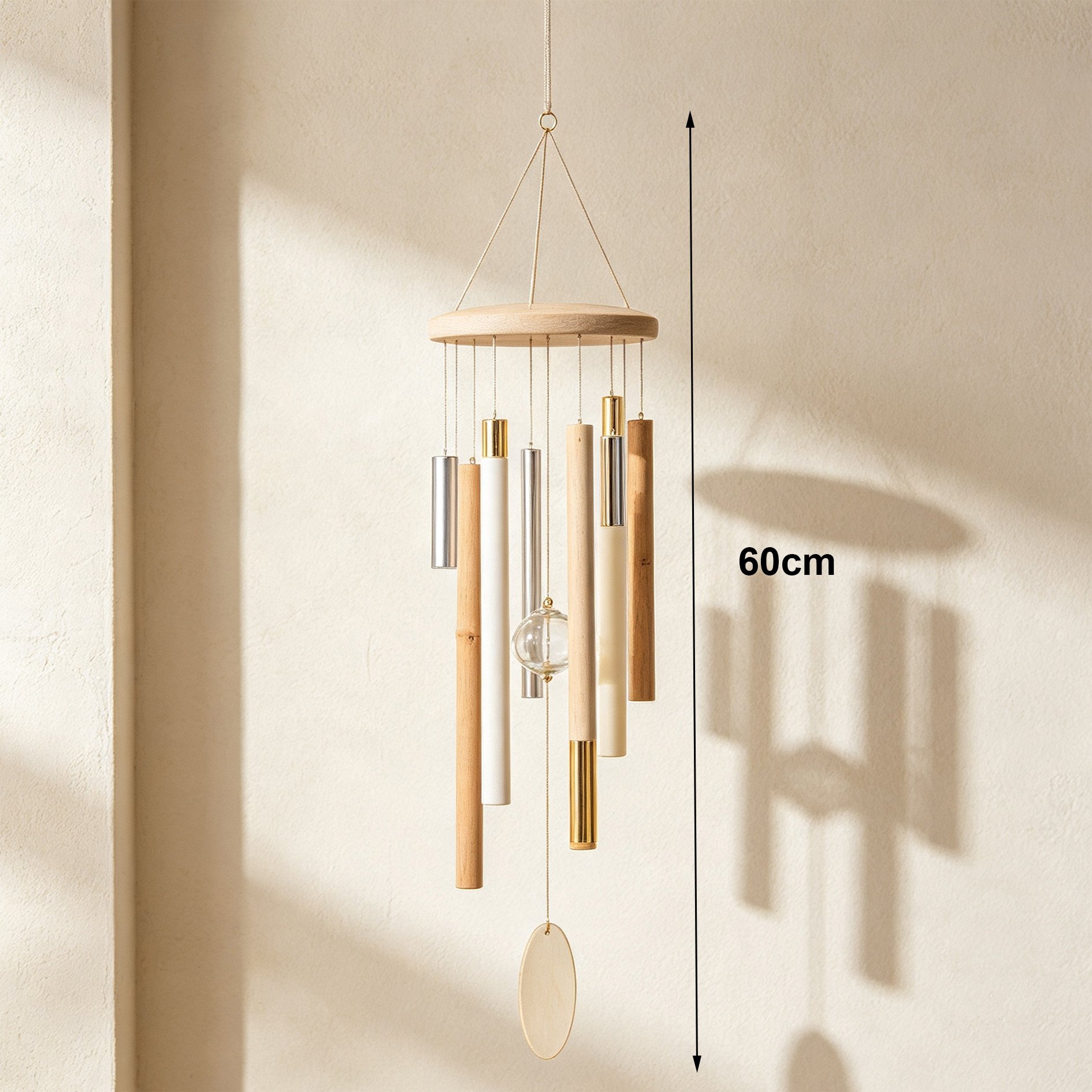Eco-friendly wind chimes for patio decoration