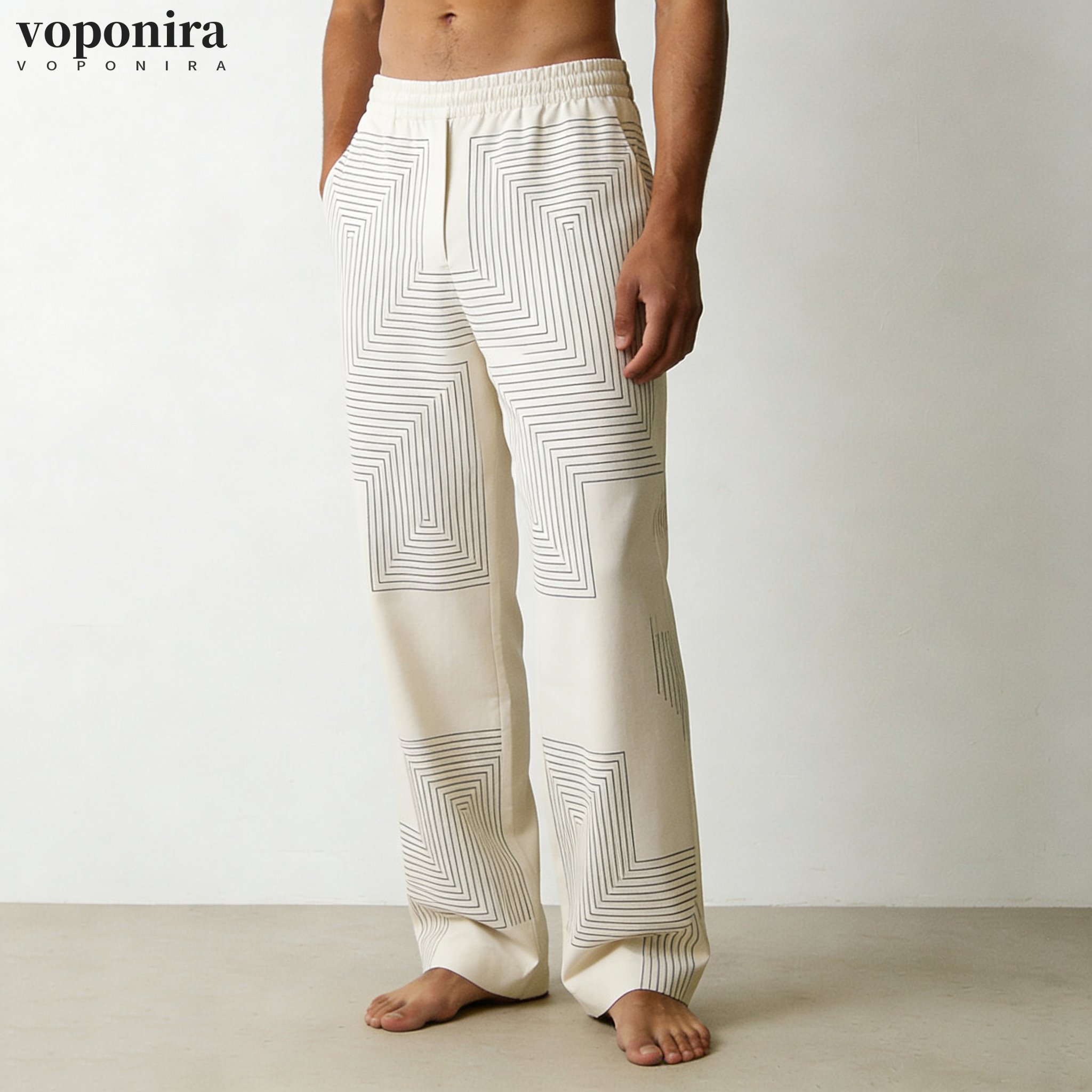 スタイリッシュなメンズパンツ着用例