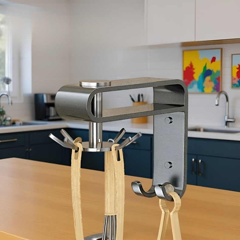 드릴링이 필요 없는 주방 벽걸이 다기능 후크