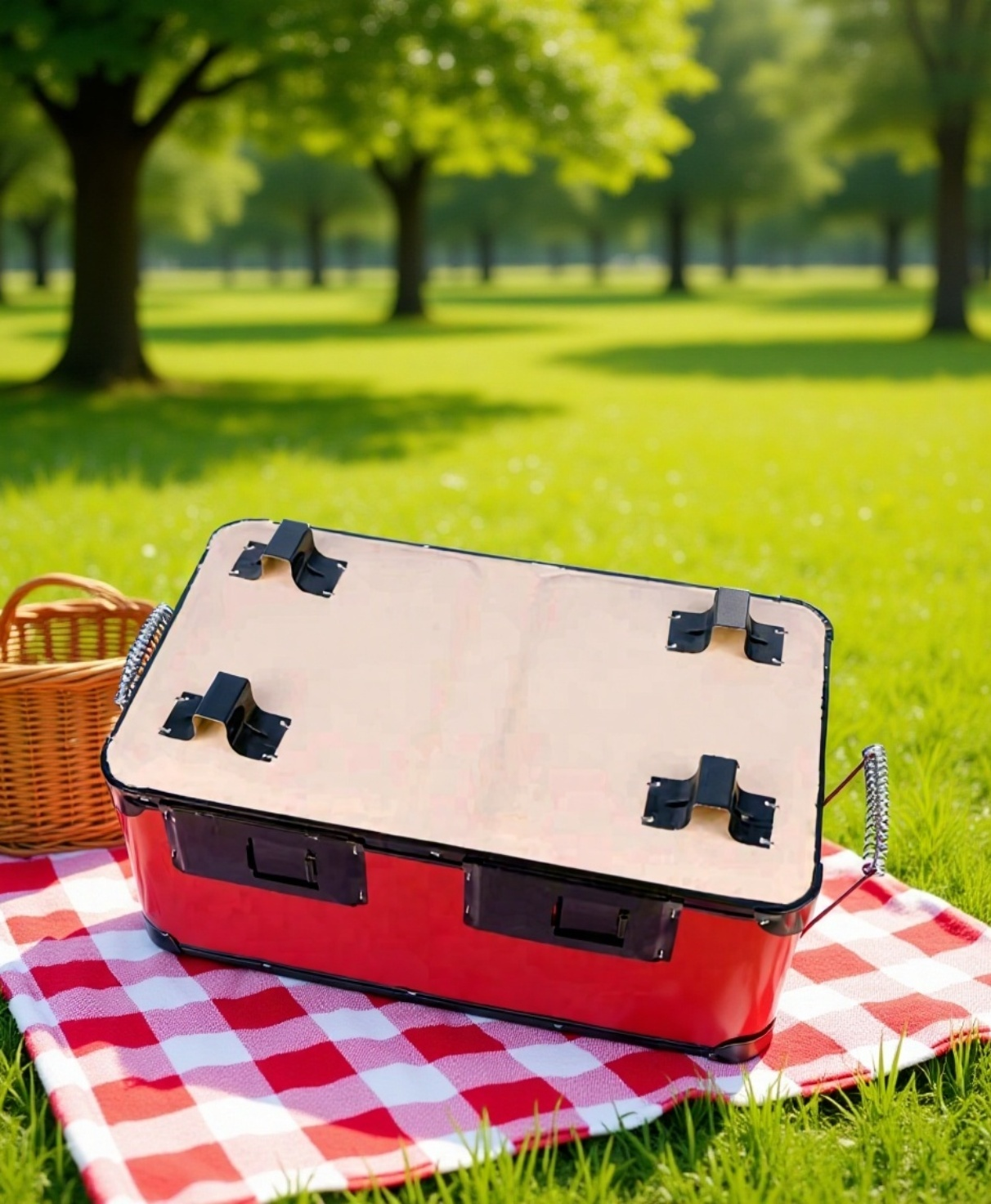 شواية فحم منزلية صديقة للبيئة