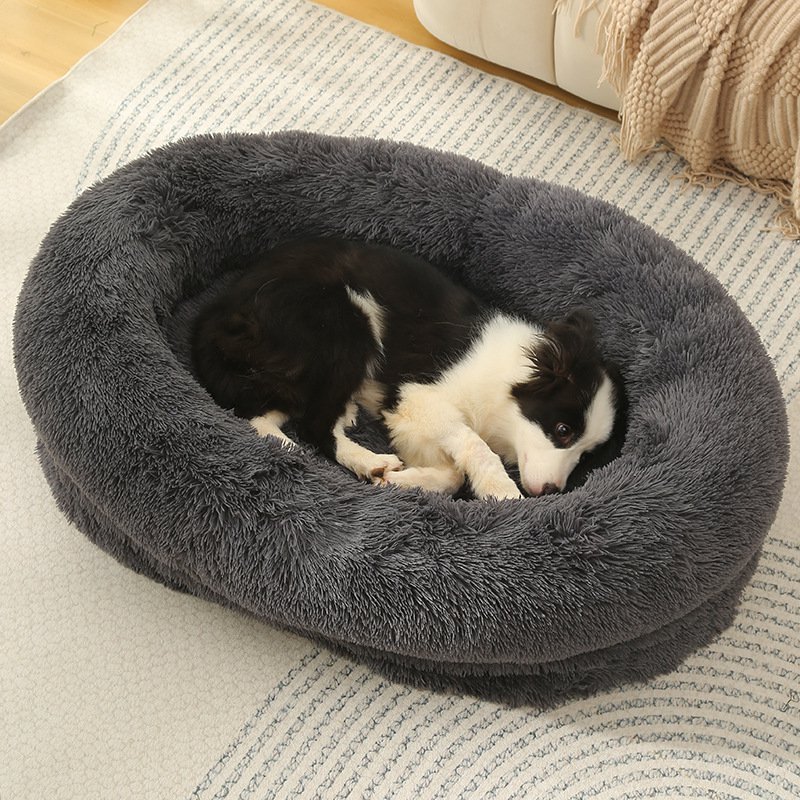 Plush, Warm Pet Bed for Dogs and Cats
