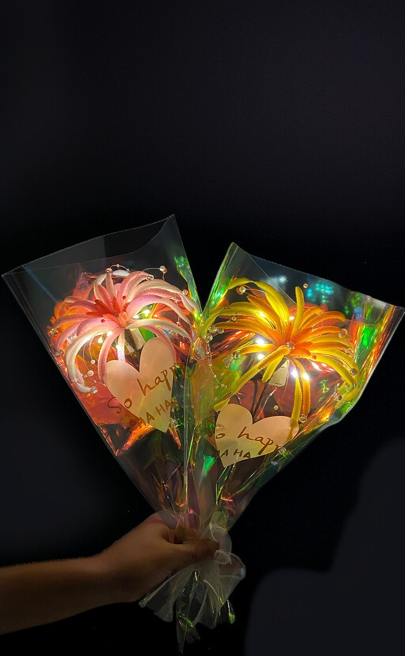 LED煙火扭扭棒多角度展示