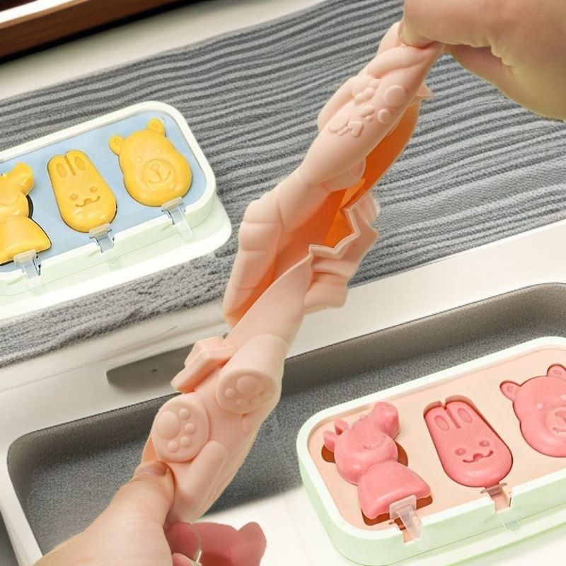 แม่พิมพ์ไอศกรีมดีไซน์ตัวการ์ตูน แม่พิมพ์ชีสสติ๊ก แม่พิมพ์น้ำแข็งดีไซน์ตัวการ์ตูน