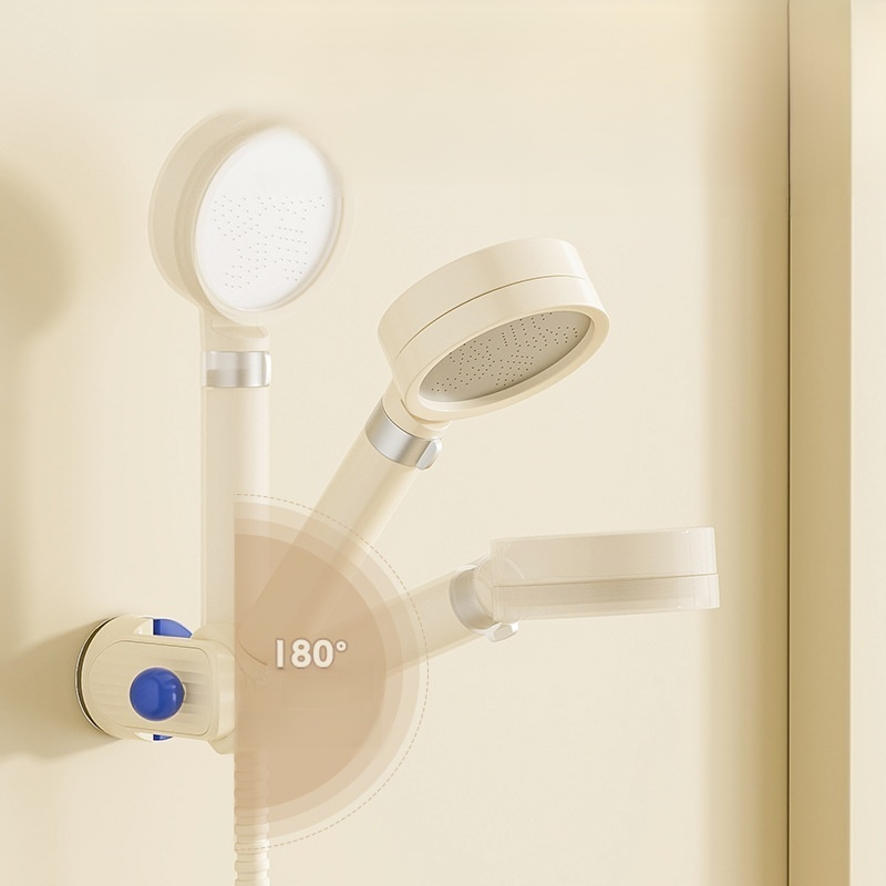 No-Drill Suction Cup Shower Head Mount