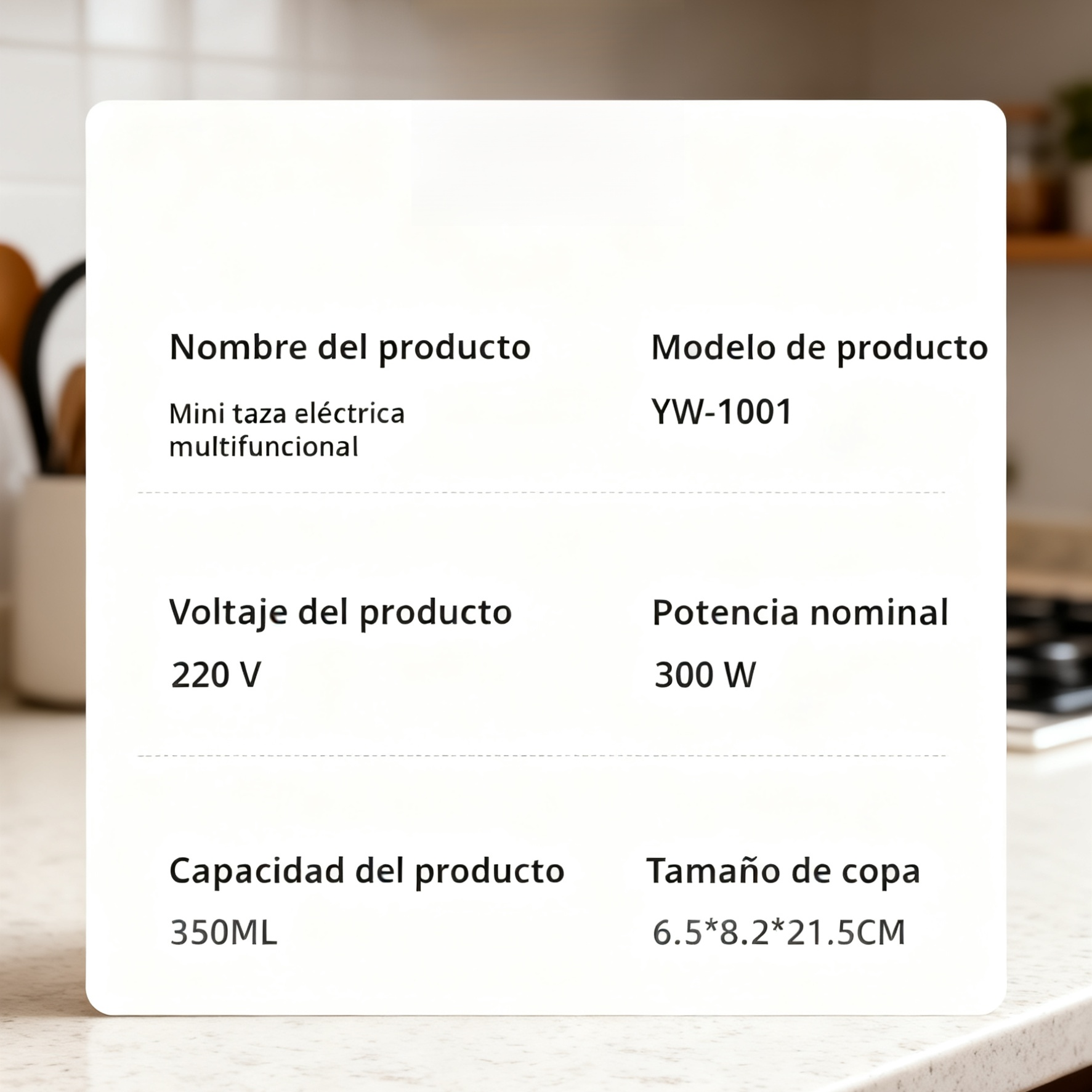Vaso eléctrico portátil con pantalla inteligente y temperatura ajustable