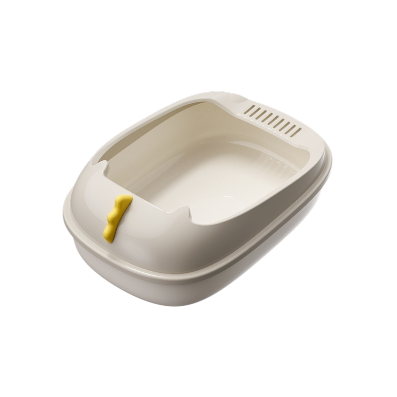 Splashproof Semiclosed Cat Litter Box