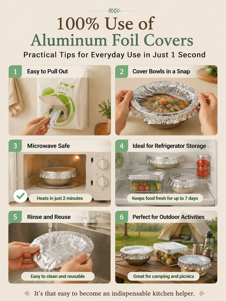 Thermal Insulation Cover (Aluminum Foil Film) for Temperature and Freshness Retention