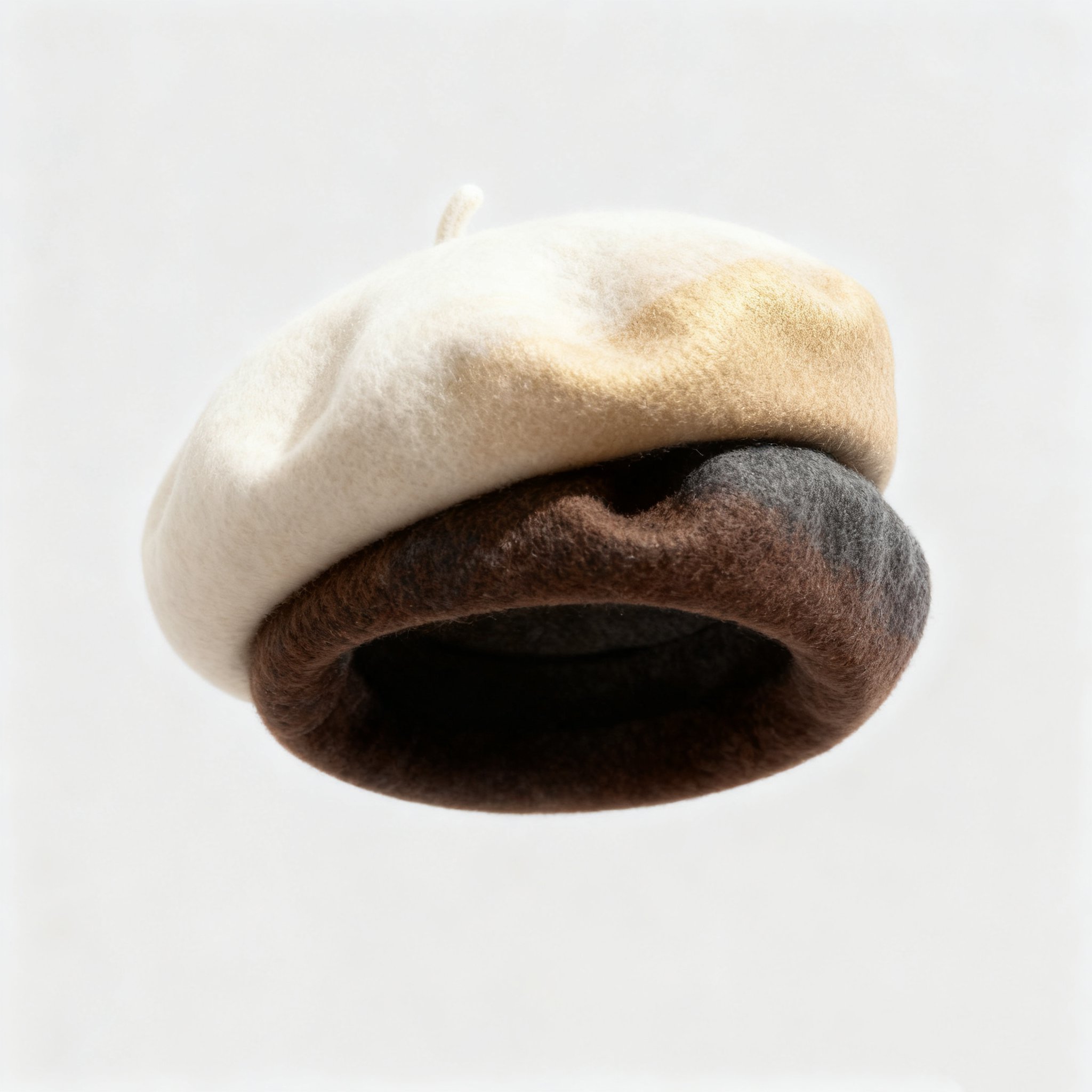 한국 스타일 울 베레모 전체 이미지