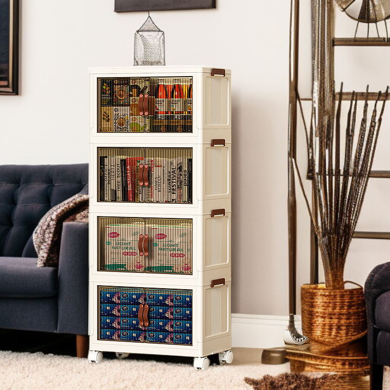 Faltbare transparente Kunststoff-Aufbewahrungsbox Kleiderschrank