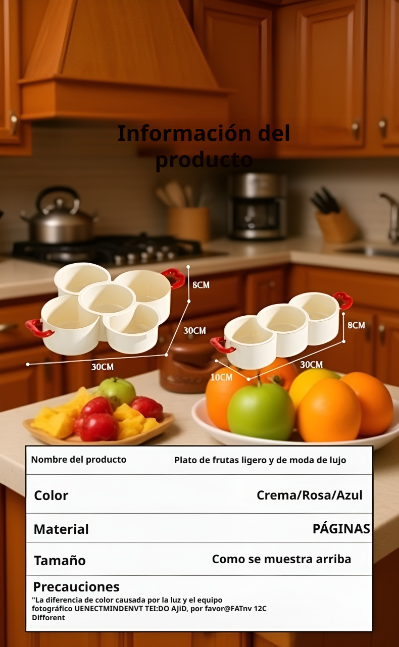 Organizador de frutas para cocina y comedor