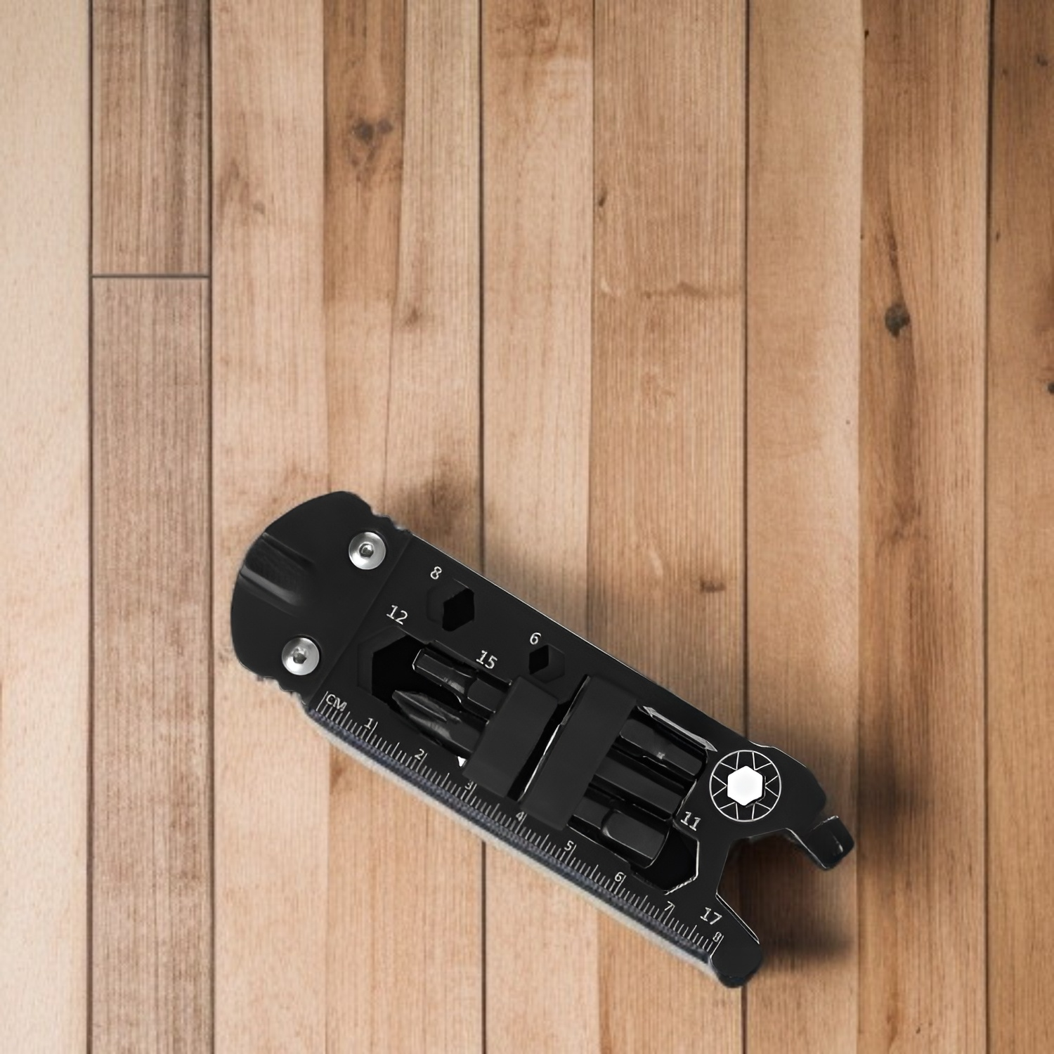 Tragbarer Schraubendreher in Aktion