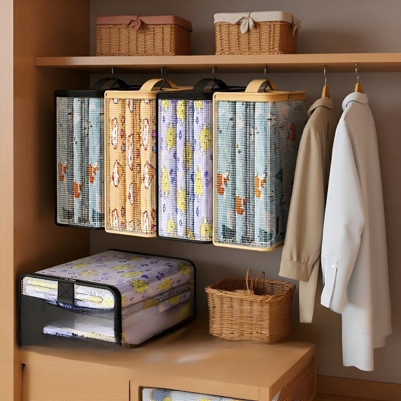 Mesh four-piece storage bag set