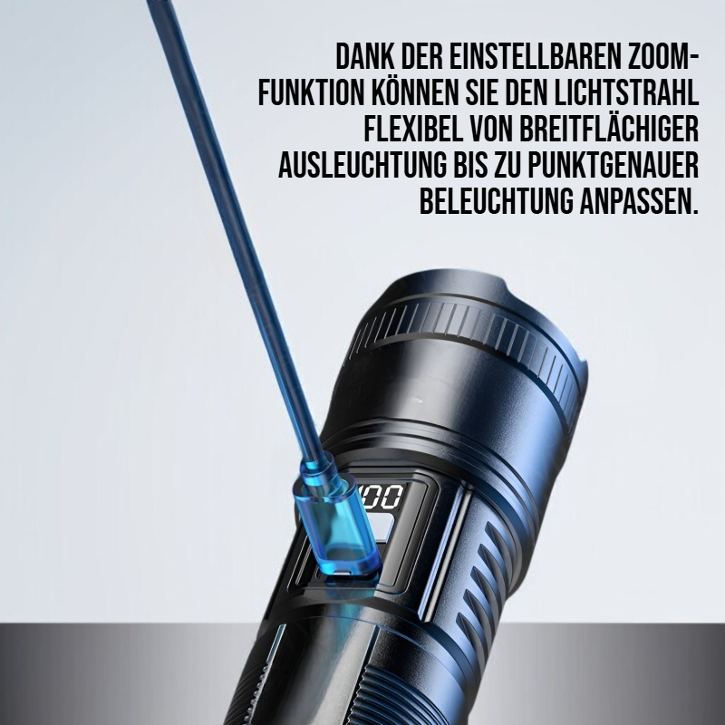 Langlebige Zoom-Taschenlampe