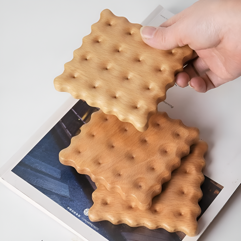 Creative Solid Wood Mug Coasters Anti-scalding Insulation Table Mat