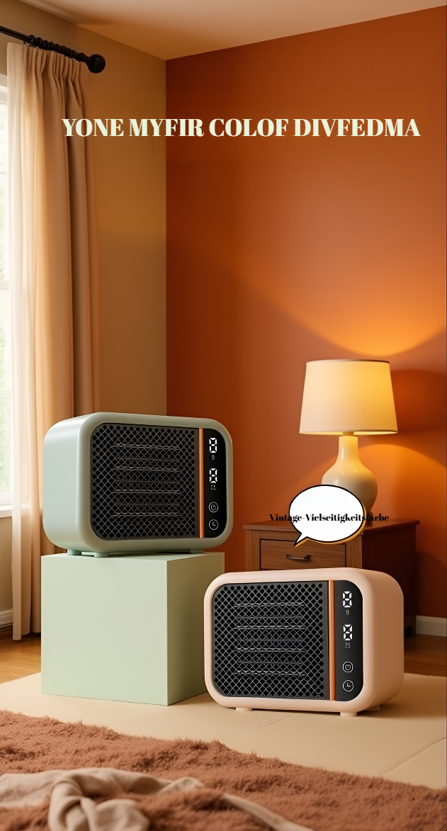 Leistungsstarker Heizlüfter mit modernem Design