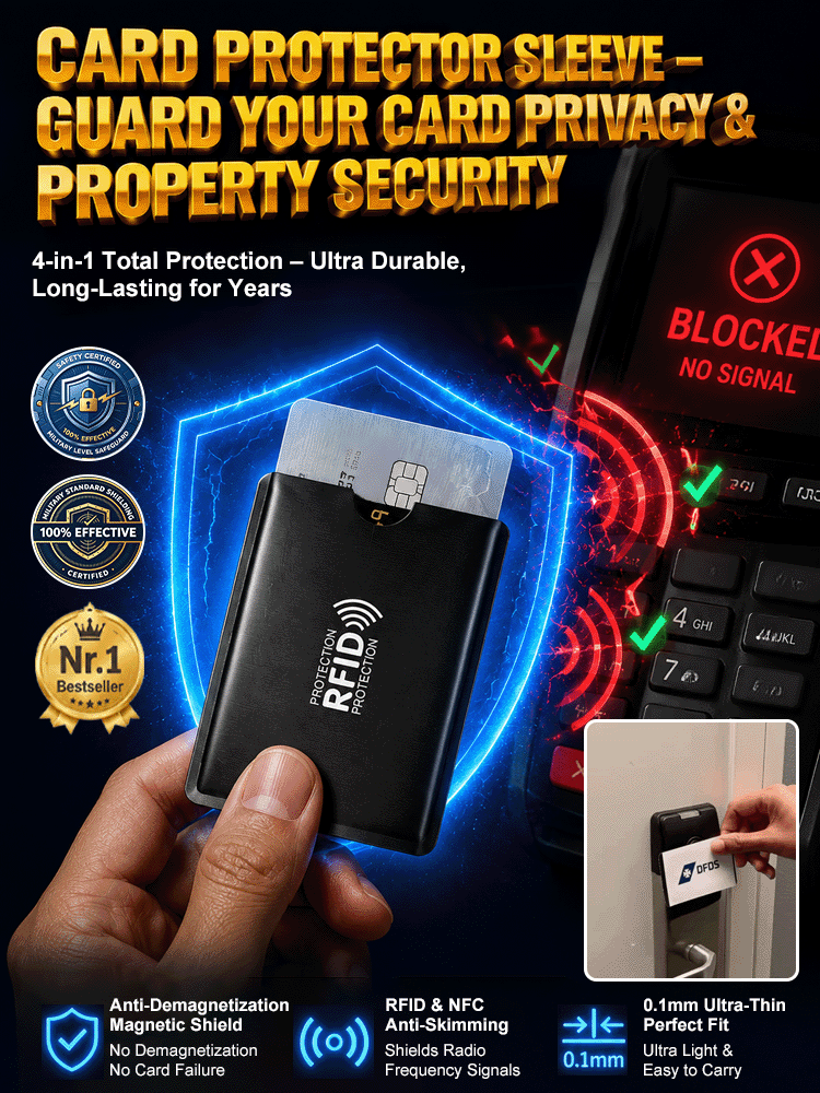 Anti-degaussing and anti-theft cardholder