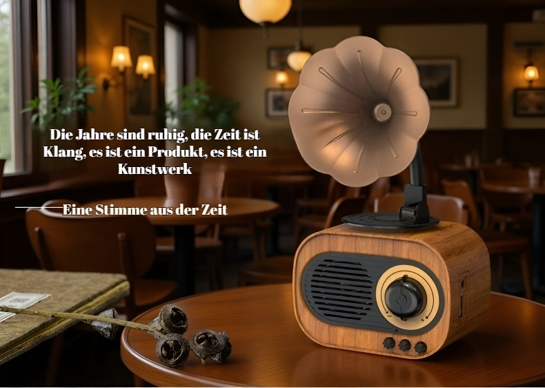 Tragbares Radio mit modernem USB-Port