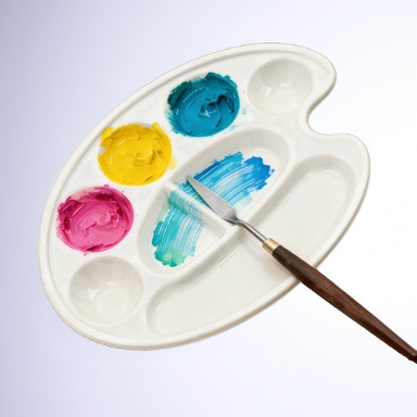 携帯型カラーミキシングパレット